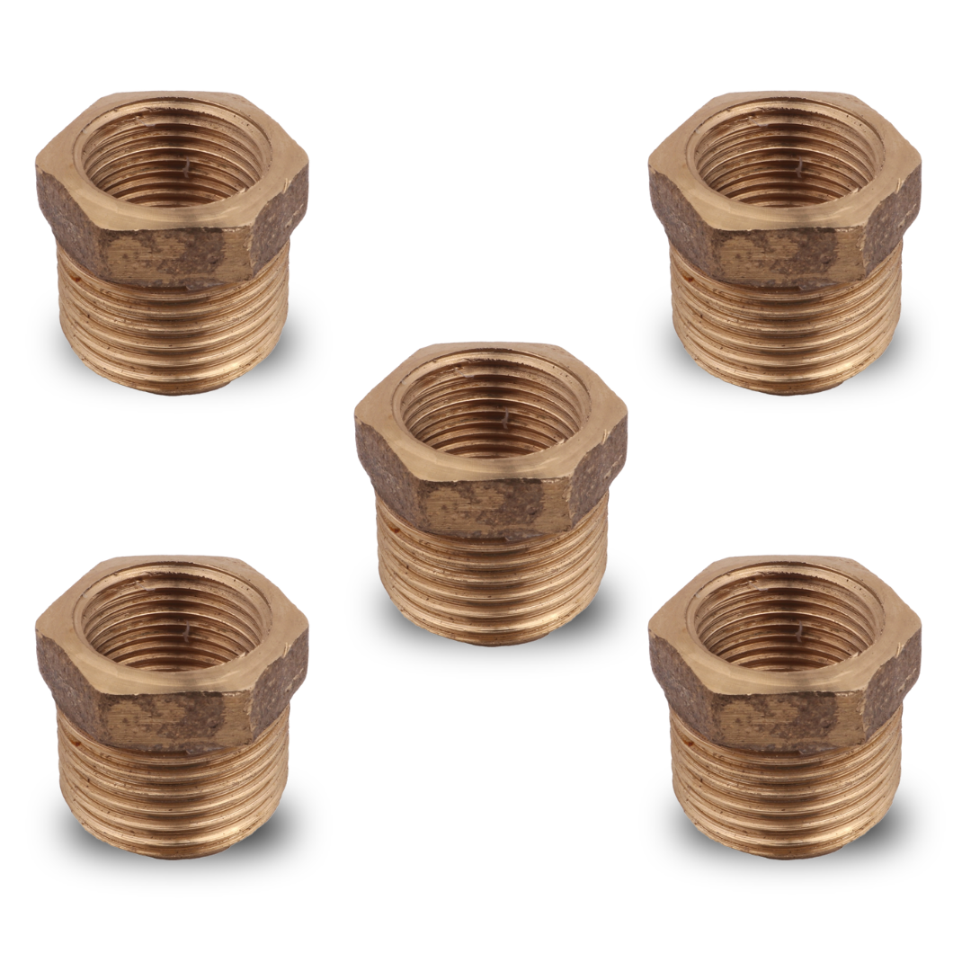 5 Kit Buchas De Redução Rosca M 1/2 Bsp X...
