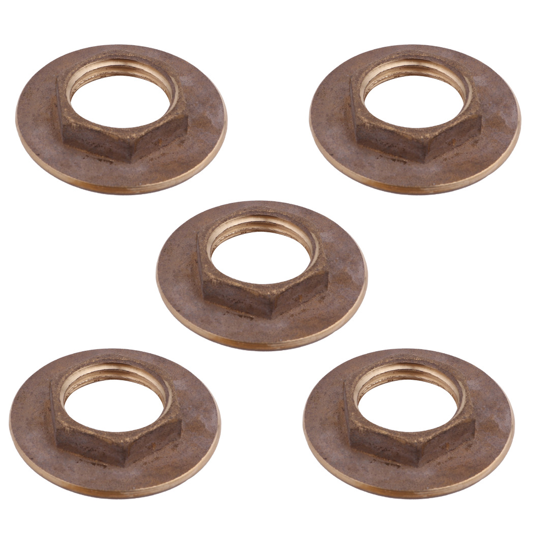 Kit 5 Arruelas Flange 1/2 Porca Metal Lat...